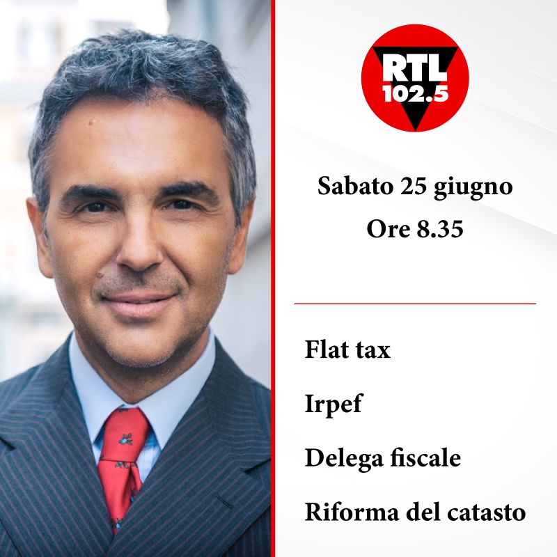 L’avv. Francesco Giuliani ospite a NON STOP NEWS su RTL 102.5